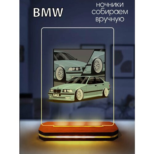 Ночник декоративный BMW 3д светильник подарочный