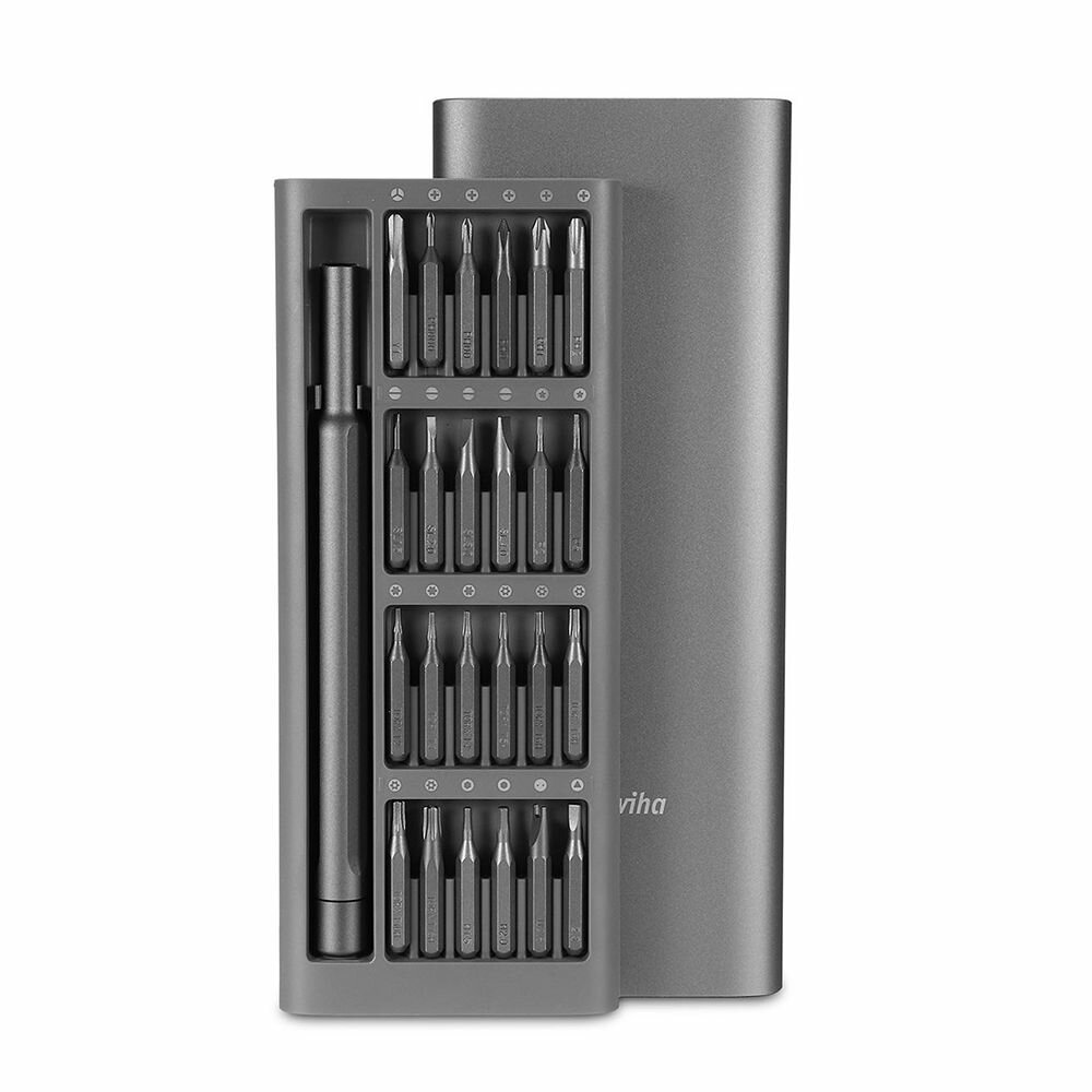 Отвертка с насадками Mijia Wiha Screwdriver Set 24 in1 Kit MJJXLSD002QW (черный)