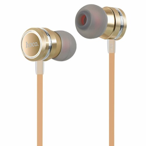 Наушники Hoco M16 проводные вкладыши микрофон 12 м золотистые 768₽