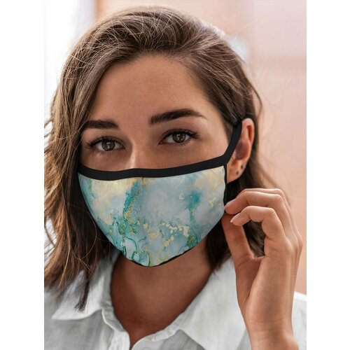 Маска многоразовая защитная Популярные иллюстрации Urban Style Абстрактный мрамор 468₽