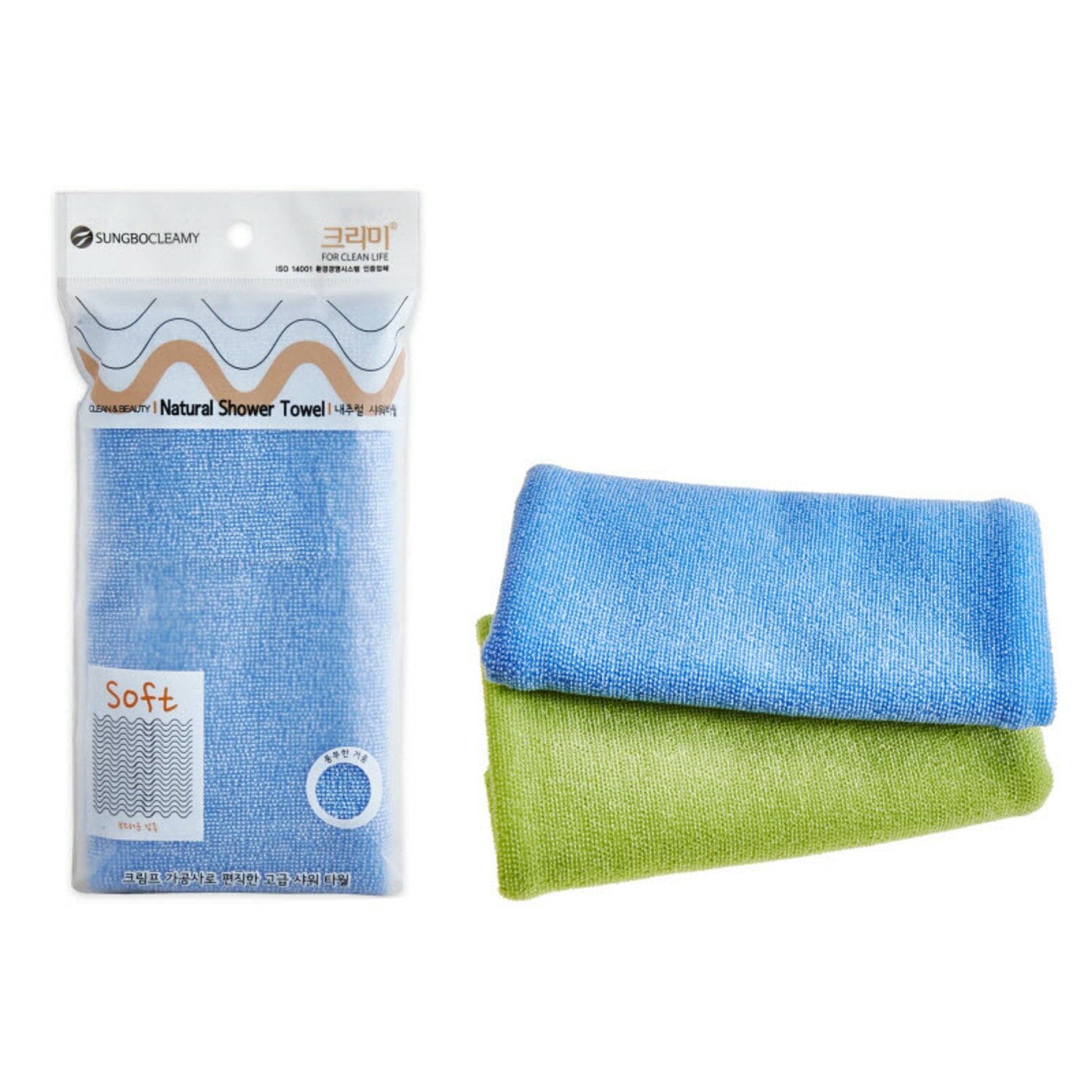 фото Мочалка для душа Sungbo Cleamy Natural Shower Towel