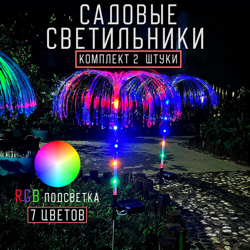 Светильники садовые на солнечной батарее с защитой от влаги, 