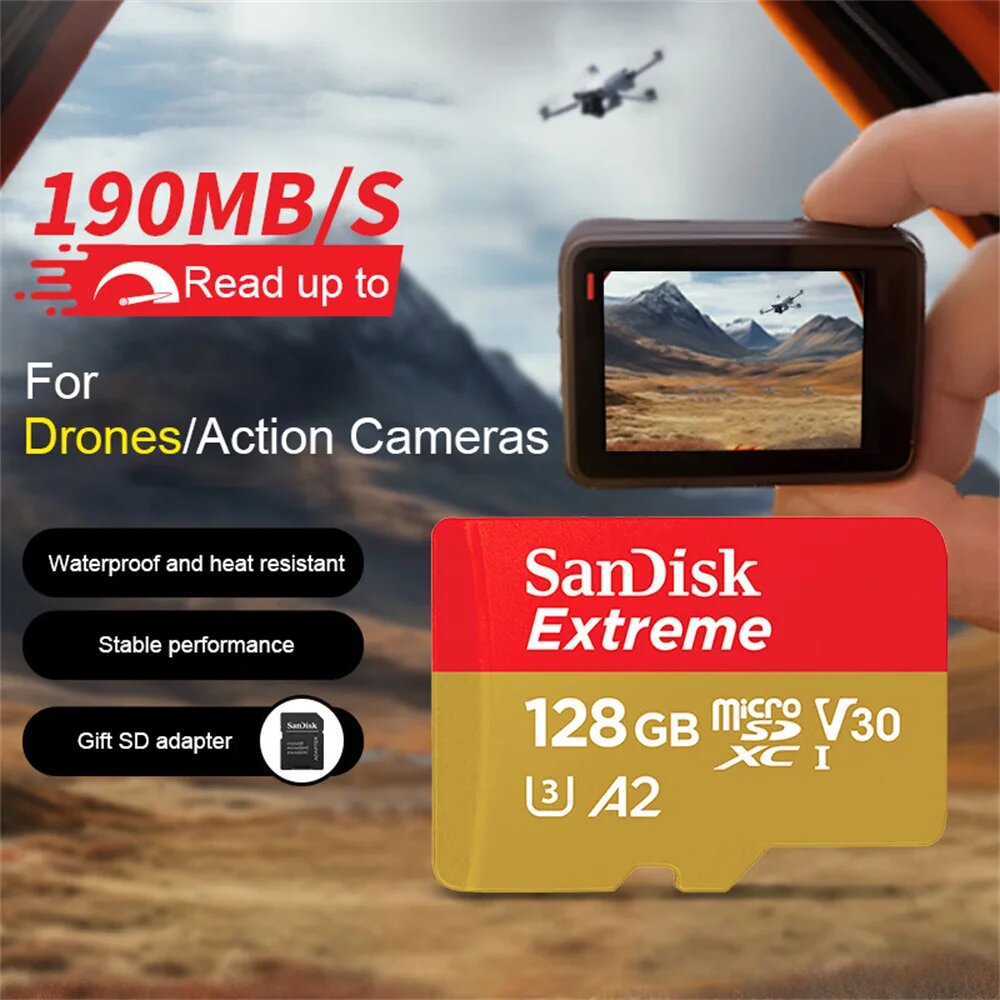 SanDisk Extreme Pro microSDHC карта памяти 16 ГБ, Ultra-1.5TB — фото 1