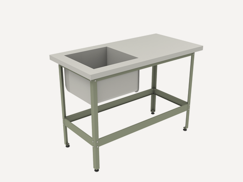 Изображение товара Ванна моечная с рабочей поверхностью Центр оборудования 1/430, 1000/600/870