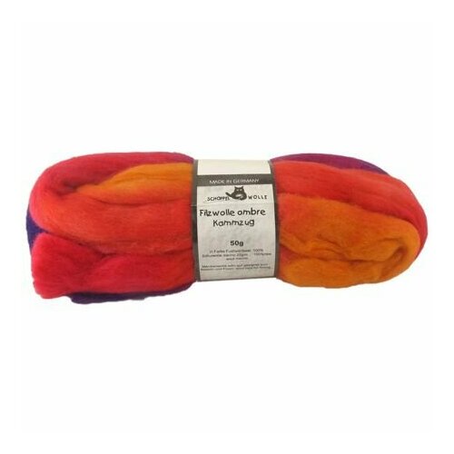 Шерсть для валяния SCHOPPEL Мультиколор, меланж, 50 г