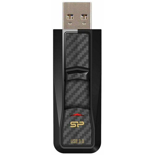 USB флеш накопитель 64 Gb Silicon Power Blaze B50 Black Carbon USB 3.0