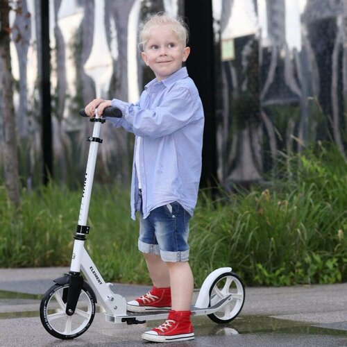 Самокат детский двухколесный складной Rant Element серый