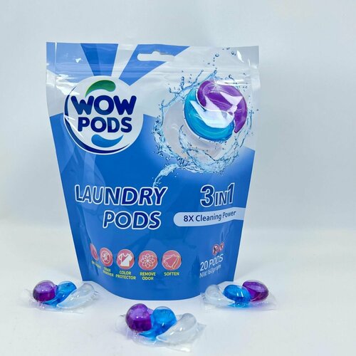 Wow pods laundry - капсулы для стирки 380₽