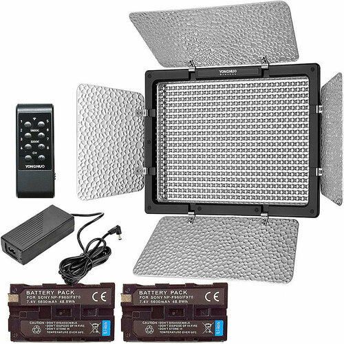 Видеосвет Yongnuo YN-600 L II 5500K KIT9 2АккумЗУАдаптер 22500₽