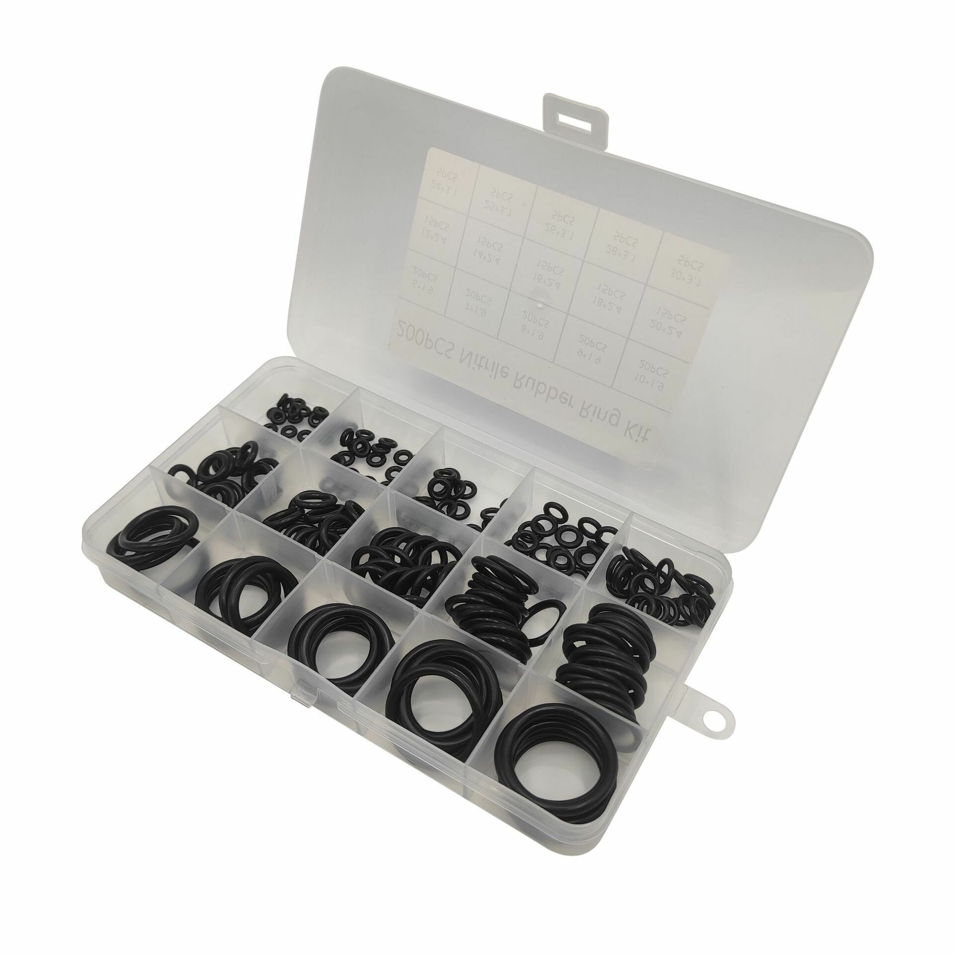 Уплотнительные резиновые маслобензостойкие кольца набор 200 шт./Набор уплотнительных резиновых прокладок — фото 1