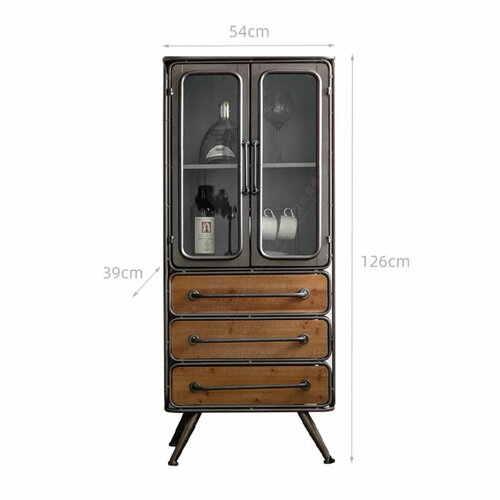 Шкаф-буфет в стиле loft Erfurt Металическая рама 84240₽