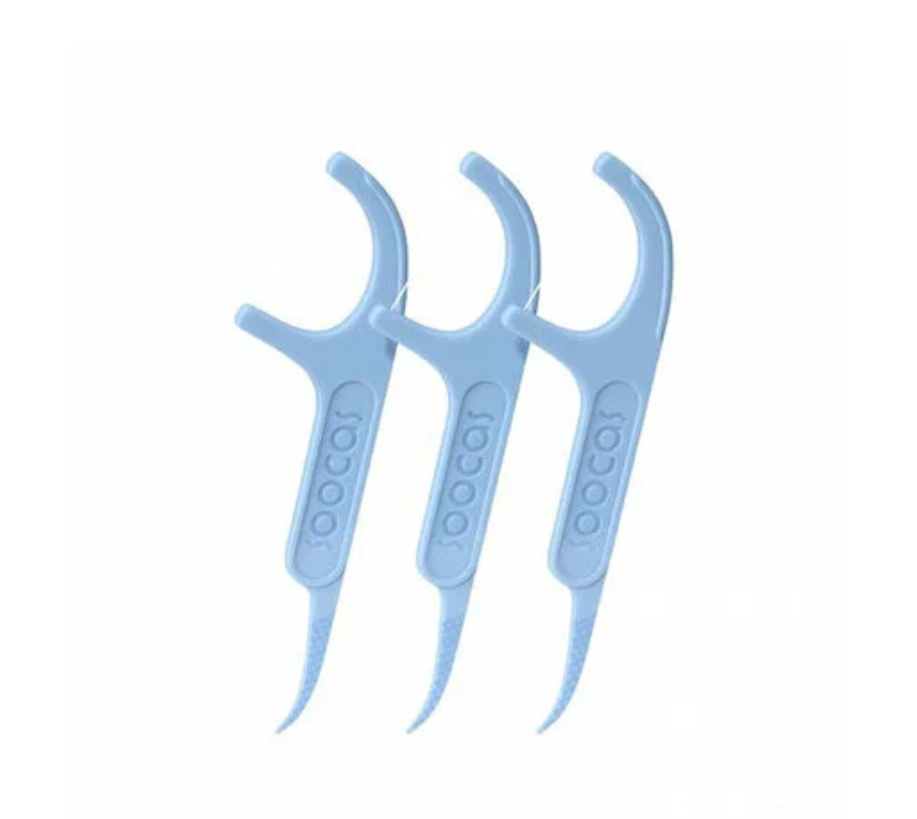 Изображение Зубная нить Soocas Dental Floss Pick (D1-CN1)/ Флоссер, 1 упаковка, 50 шт
