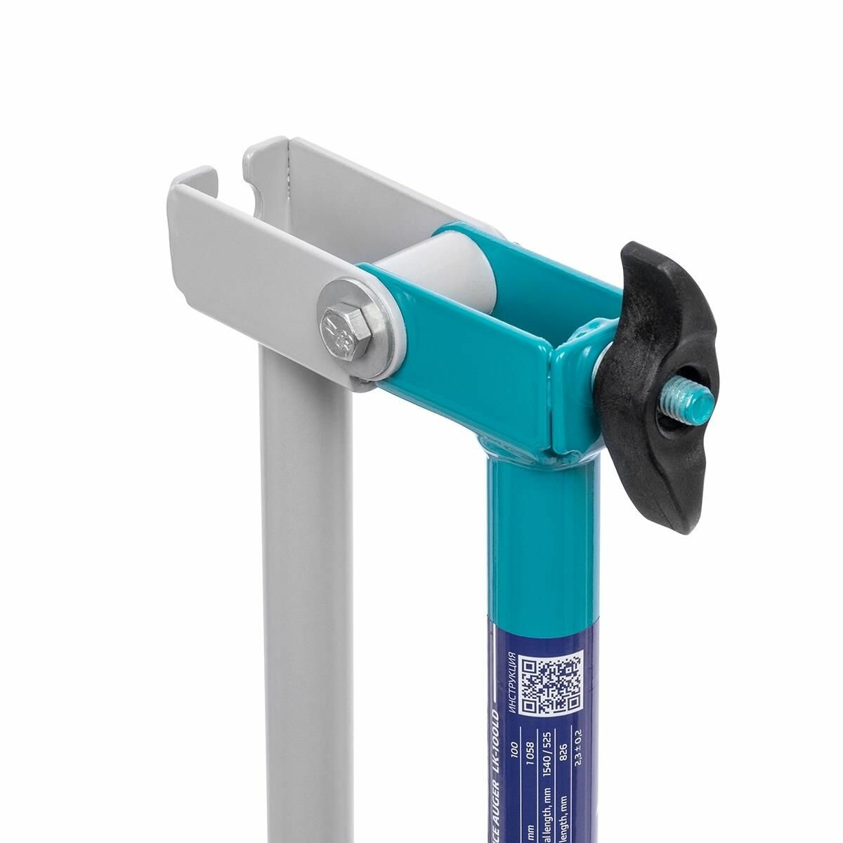 Ледобур тонар ЛР-100Д, 100 мм, левое вращение, двуручный — фото 1