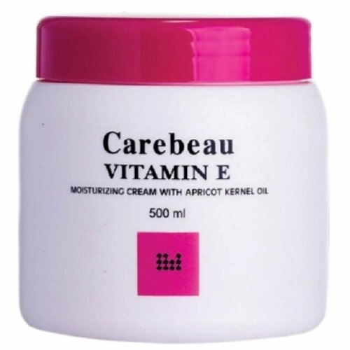 Крем для тела с витамином Е розовый Carebeau Vitamin E Body Cream 500 мл Тайский крем 769₽