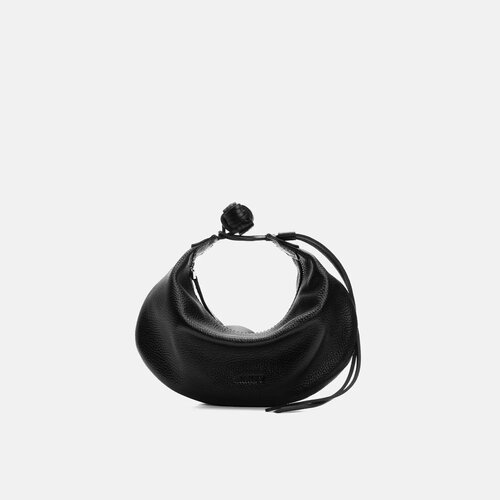 Сумка багет МАКЕЙ, фактура бархатистая, коричневый