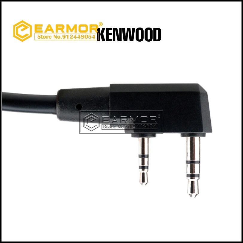 EARMOR PTT-адаптер для гарнитуры M51 и радиоинтерфейса AUX KENWOOD KENWOOD