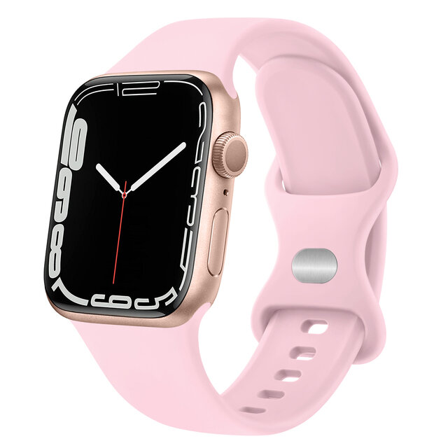 Силиконовый ремешок для Apple Watch Light Pink 38mm 40mm 41mm