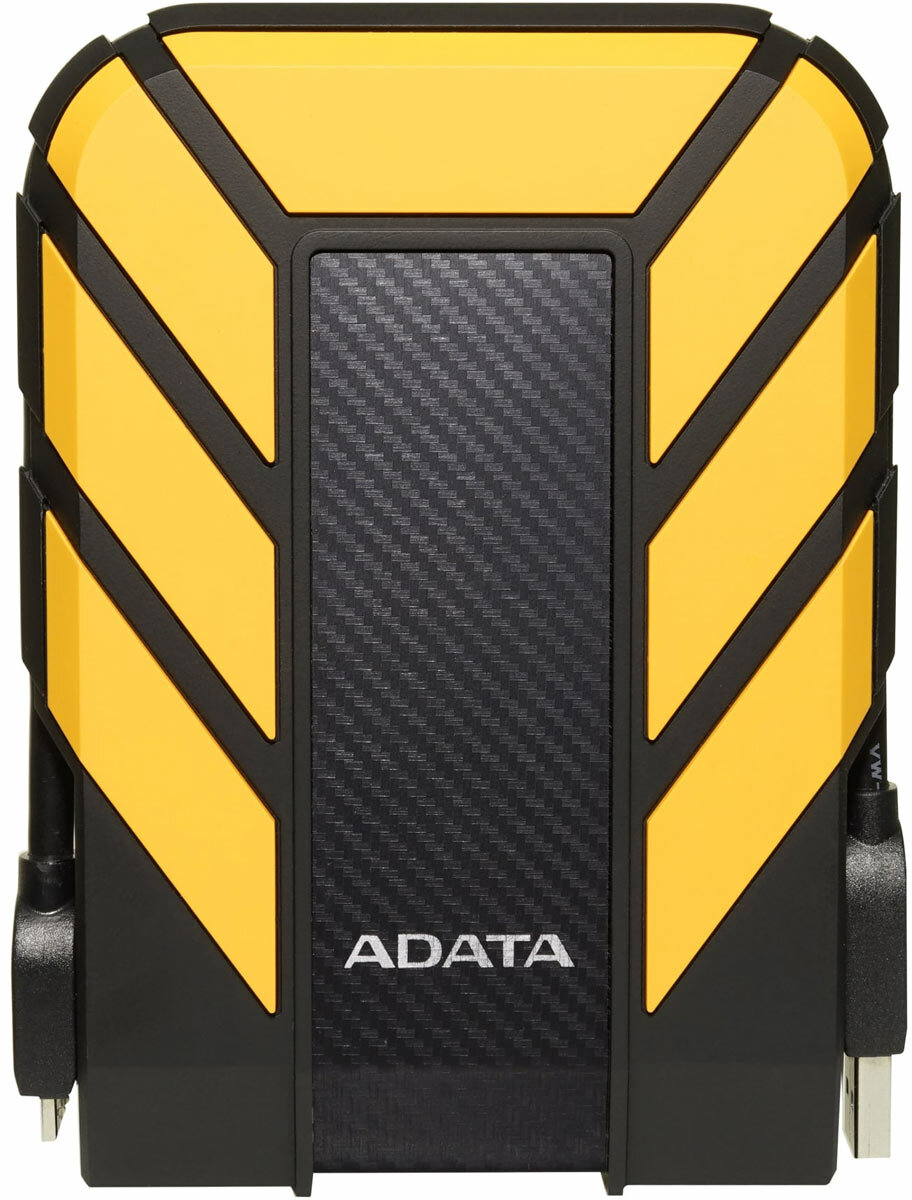 Внешний жесткий диск A-DATA AHD710P-1TU31-CYL (1Tb/2.5''/USB 3.0) желтый Adata - фото №1