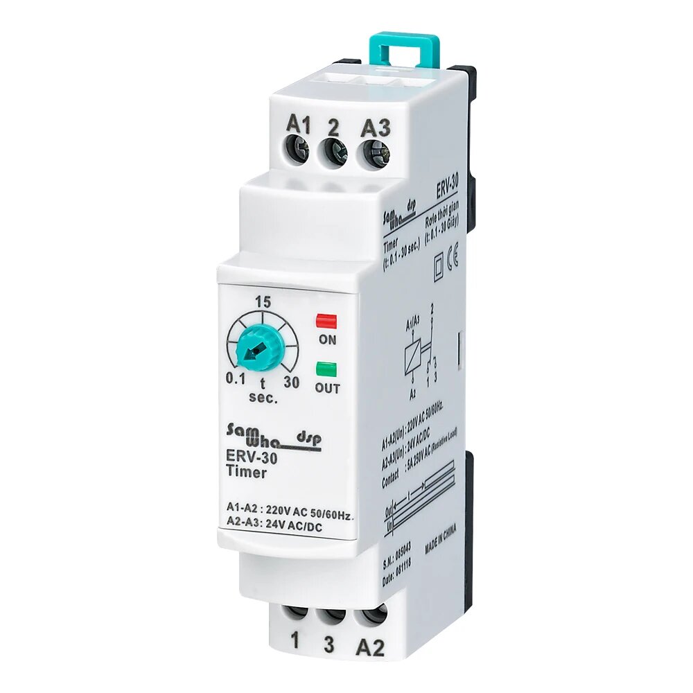 Samwha-Dsp ERV-30 электронное реле задержки, 110VAC 24VDC