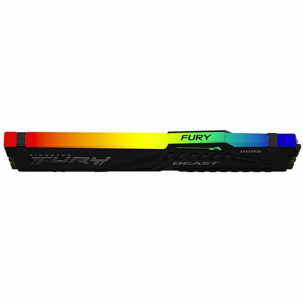 Модуль памяти DIMM 16Gb DDR5 PC48000 6000MHz Kingston Fury Beast RGB Black (KF560C36BBE2A-16) — фото 1
