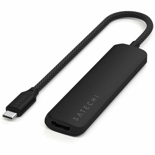 Хаб Satechi 4-в-1 - USB-C мультипортовый с 4К цвет черный 7410₽