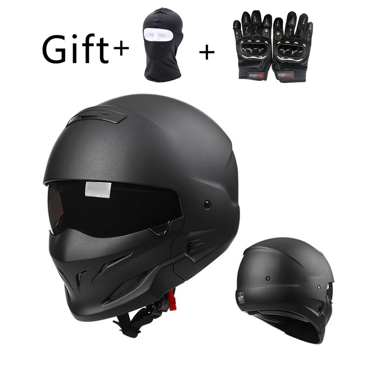 Шлем Black Scorpion Four Seasons матовый черный 2XL