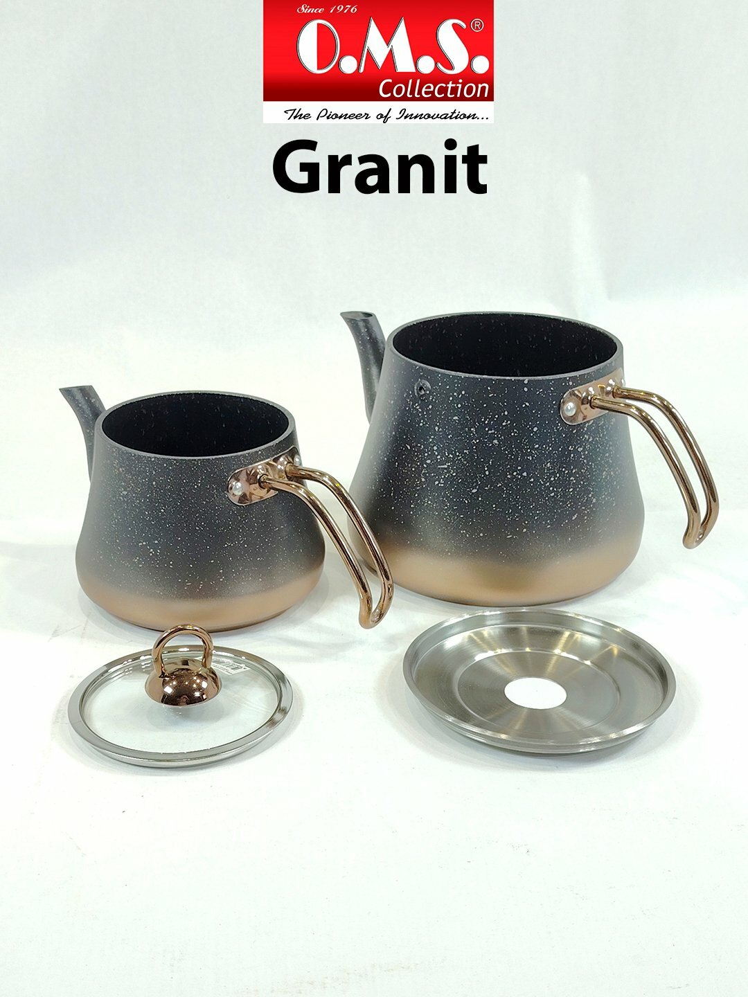 Чайник O.M.S. 8200-L, XL, Карамельный — фото 1