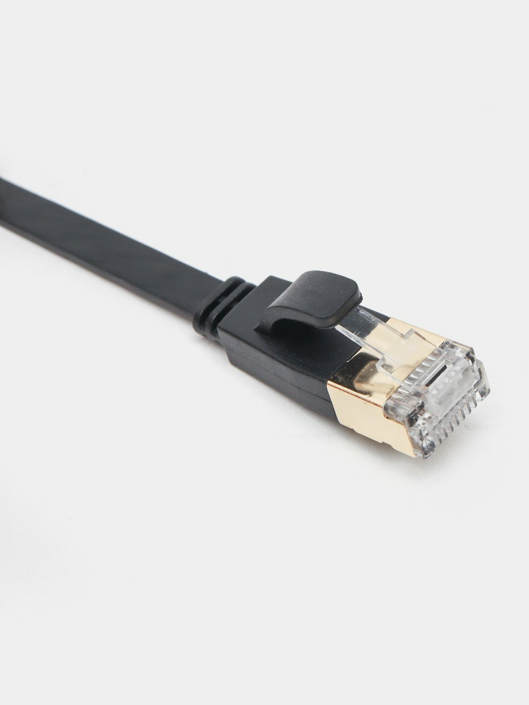 Кабель сетевой Hoco US07 CAT6 RJ45 Ethernet, антипомеховый, плоский, 10м — фото 1