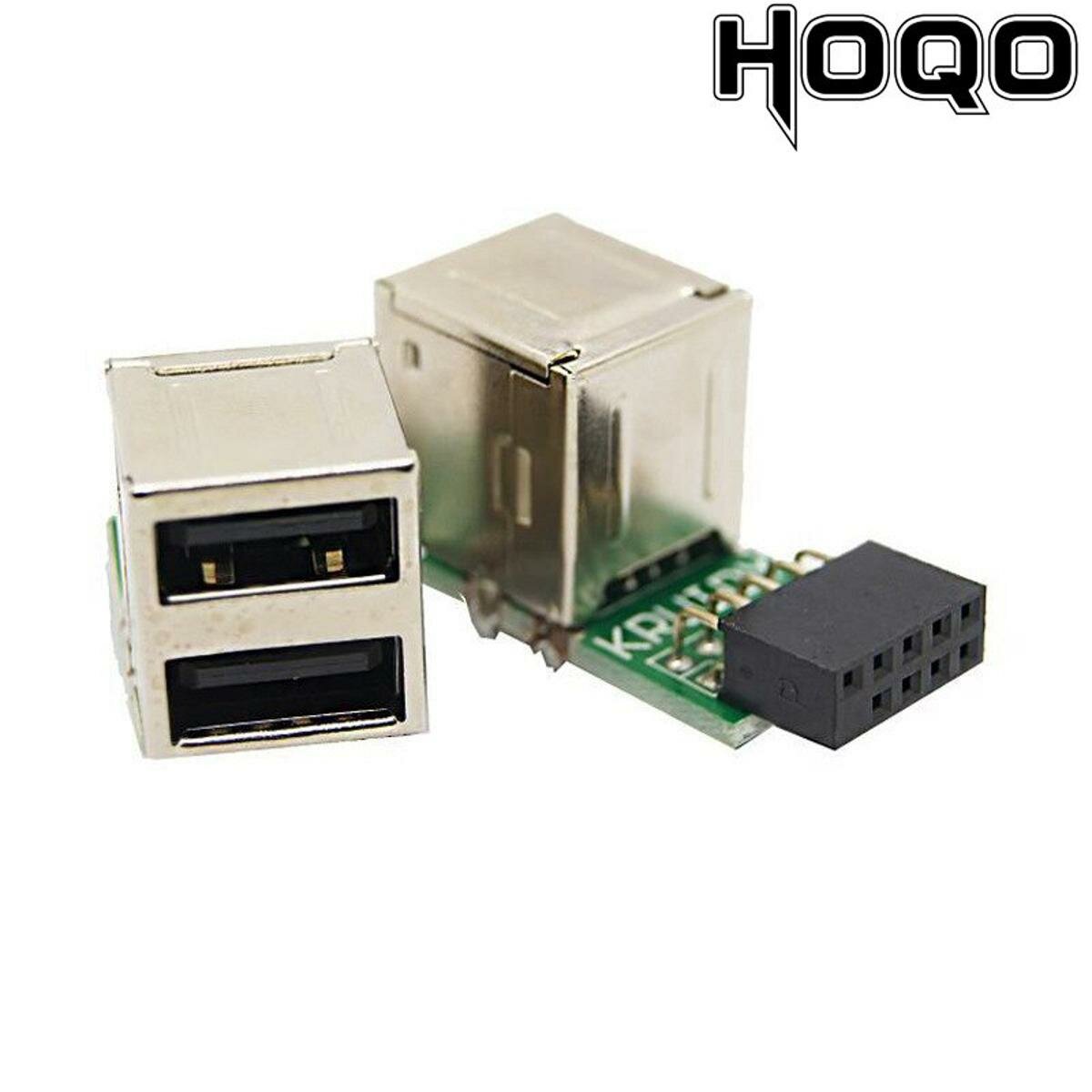 9-контактный разъем USB для материнской платы, 9-контактный гнездовой порт для 2-портового USB2.0-конвертер материнской