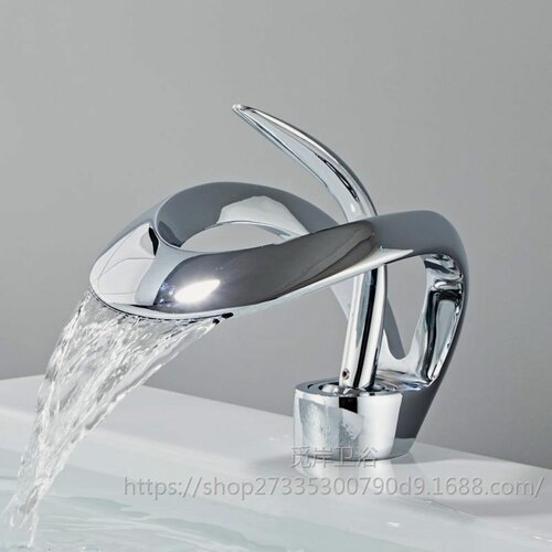 Изображение товара Смеситель для раковины/ванны/кухни, латунный, рычажный, матовое покрытие, 13,7х16,5 см