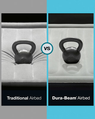 Надувной матрас 152х203х25см с подголовником, до 272кг — фото 1