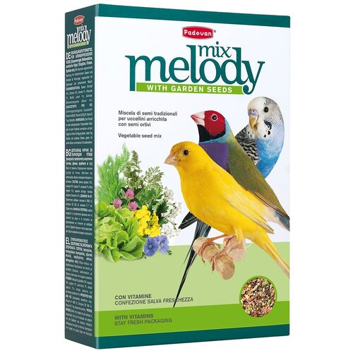 Padovan корм MelodyMix для зерноядных птиц, 300 г