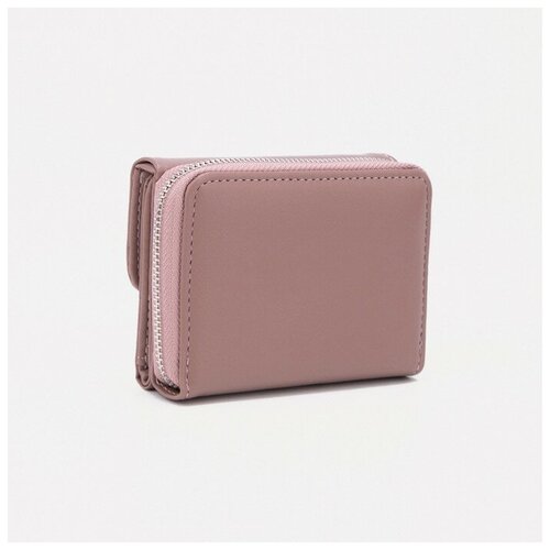 фото Кошелёк, отдел на кнопке, цвет пудровый нет бренда