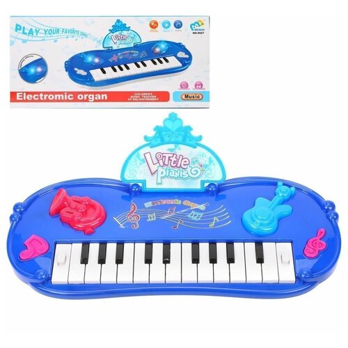 Пианино детское Наша Игрушка 22 клавиши, свет, звук (200356897) развивающие игрушки наша игрушка пианино 22 клавиши