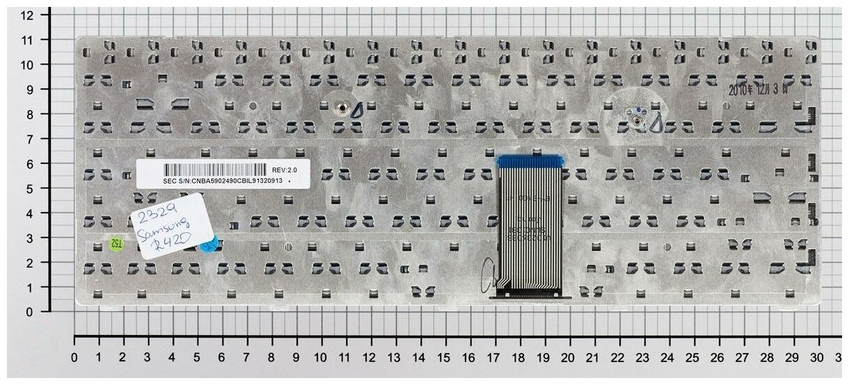 Клавиатура для ноутбука Samsumg NP-R439 черная