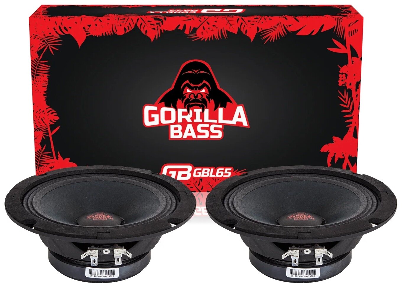 Колонки автомобильные Kicx Gorilla Bass GBL65 динамики 16см