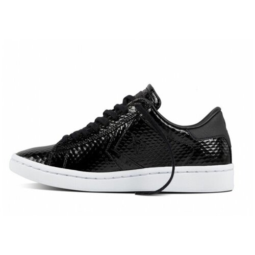 фото Кожаные кеды converse pl lp 555929 черные (36)