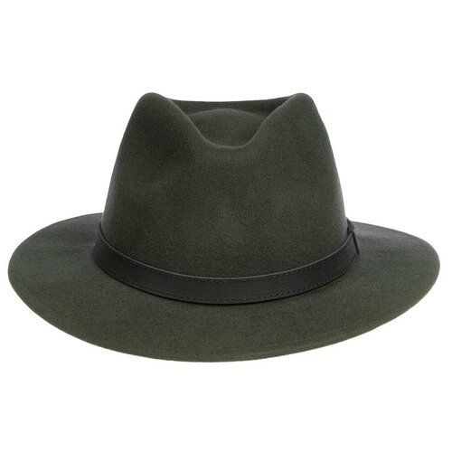 фото Шляпа федора stetson, шерсть, утепленная, размер 61, серый