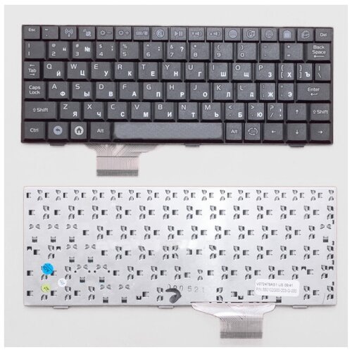 Клавиатура для ноутбука Asus 04GN022KRU10 русская черная 1030₽