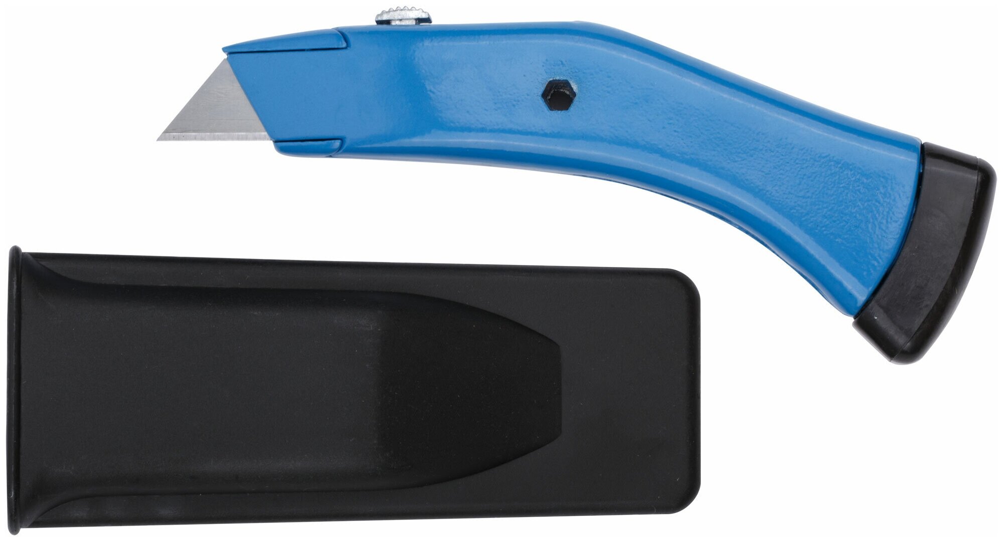 Нож для напольных покрытий усиленный "Дельфин" Профи, серый (в чехле) FIT 10360