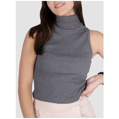 фото Топ женский, rich line home decor, t-3303-k/антрацит-меланж-l