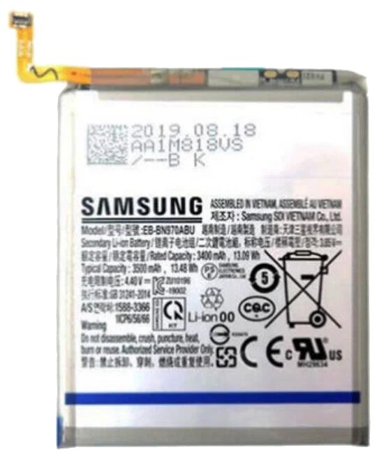 Аккумулятор Samsung EB-BN970ABU 3500 мАч для Samsung Galaxy Note 10 5G