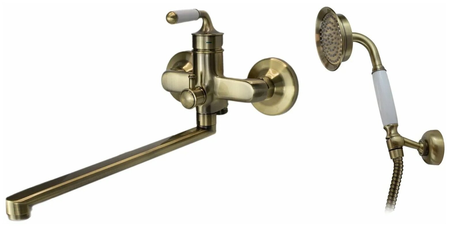 Смеситель Prague д/ванны, с аксес., ESKO (Чехия), арт PG31