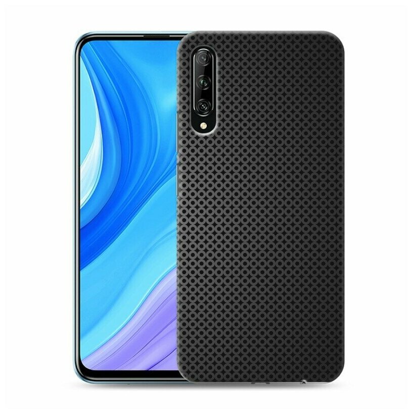 Дизайнерский силиконовый чехол для Huawei Y9s Металл