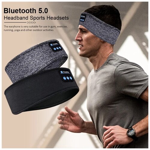 Повязка на голову для бега Bluetooth Беспроводные наушники Спортивная повязка на голову Bleutooth наушники для сна для прослушивания музыки 132600₽