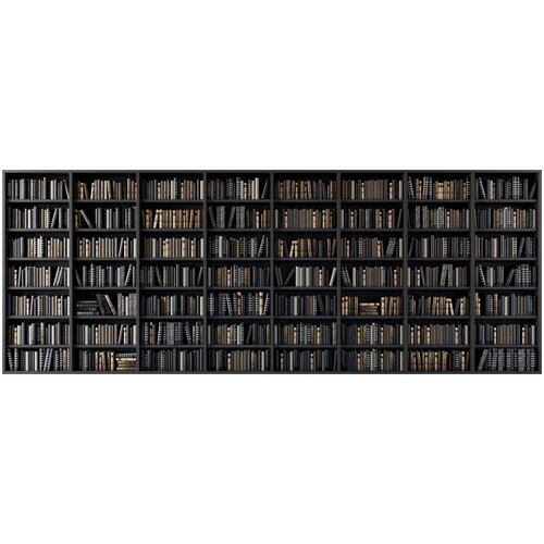Фотообои Уютная стена Ценная библиотека 710х270 см Бесшовные Премиум (единым полотном)