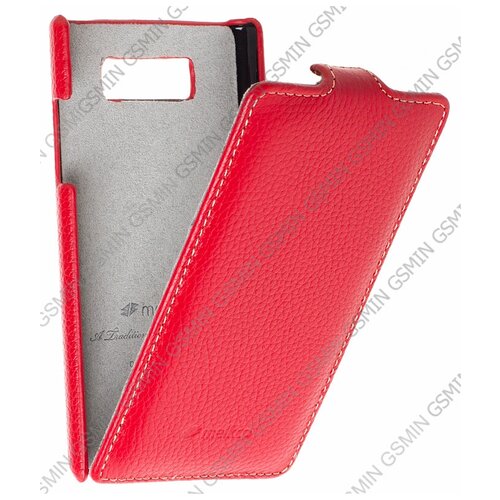 Кожаный чехол для LG Optimus L7 II Dual P715 Melkco Leather Case - Jacka Type (Red LC) защитный чехол флип кейс для телефона lg l70 dual d320 d325 кожа цвет красный фирма melkco jacka type