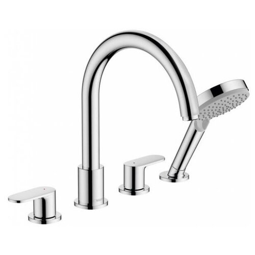 Hansgrohe Смеситель на борт ванны Hansgrohe Vernis Blend хром 71456000 смеситель на борт ванны hansgrohe vernis blend 71443000