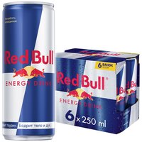 Энергетический напиток Red Bull, 0.25 л, 6 шт.