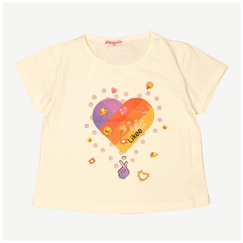 фото Футболка хлопковая с принтом - мята - 10 лет manili